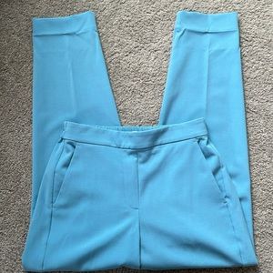 J. Crew pull on blue/teal dress pants size 2